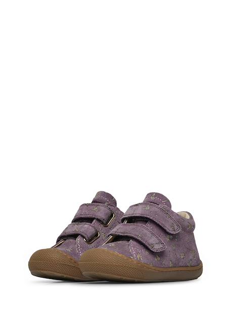 Chaussures premiers pas en suède cocoon vl Rose-platine-+Violet- 10 - vertbaudet enfant 