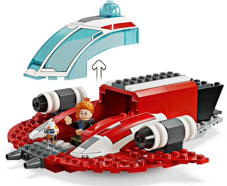 Lego star wars - le crimson firehawk - 75384 Multicolore 4 - vertbaudet enfant 