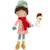 Poupée souple jake et son bonhomme de neige (35 cm) Rouge, vert, blanc 2 - vertbaudet enfant 