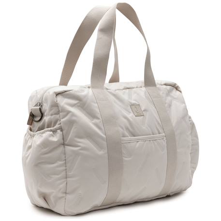 Sac à langer embossed lily sand Ecru+Marron 3 - vertbaudet enfant 