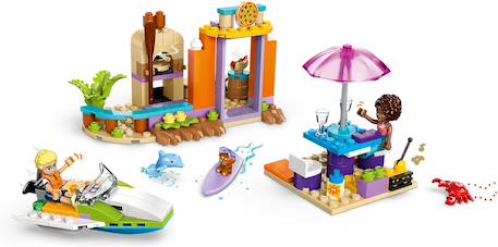 Lego friends - la valise créative de plage - 42672 Multicolore 4 - vertbaudet enfant 
