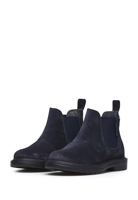Bottines en suède piccadilly Marine- 5 - vertbaudet enfant 
