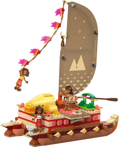 Lego disney - le bateau d'aventure de vaiana - 43270 Multicolore 3 - vertbaudet enfant 