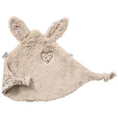Jouet-Premier âge-Doudou lapin petit cœur fausse fourrure angora afternoon tea