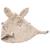Doudou lapin petit cœur fausse fourrure angora afternoon tea Beige, rose, marron 1 - vertbaudet enfant 