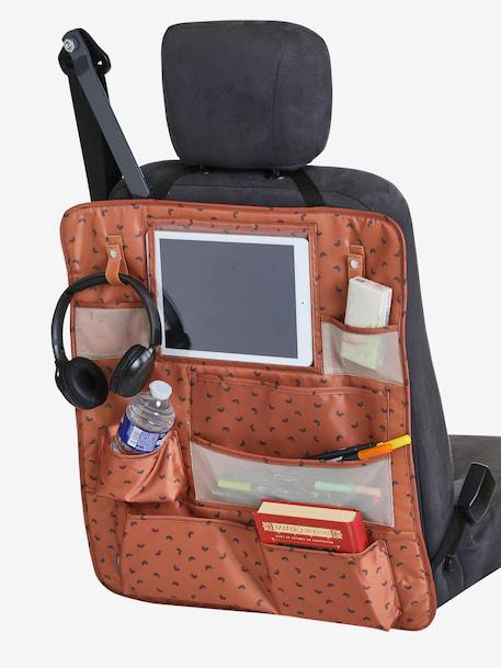 Organisateur de voiture Fashion Roll cuivre irisé+écru 1 - vertbaudet enfant 