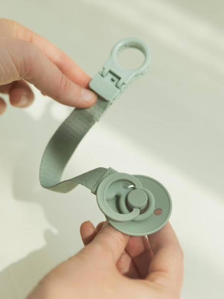 Attache-tétine Loop blanc+rose+vert 11 - vertbaudet enfant 