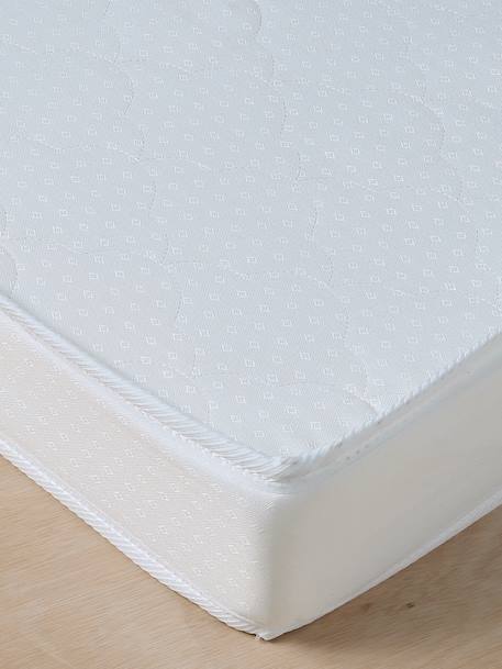 Matelas bébé climatisé anti-acarien mousse Certipur® blanc 3 - vertbaudet enfant 