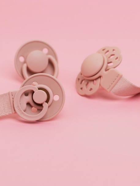 Attache-tétine Loop blanc+rose+vert 8 - vertbaudet enfant 