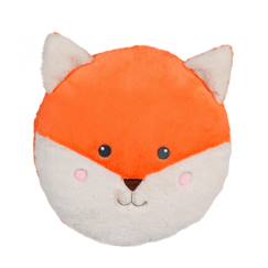 Jouet-Peluche - oreiller rondouillet renard econimals en peluche éco-conçu - 34 cm