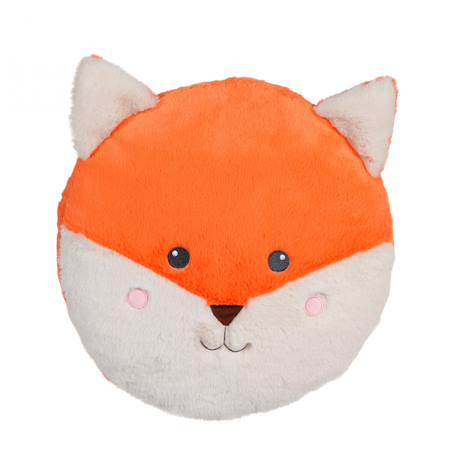 Peluche - oreiller rondouillet renard econimals en peluche éco-conçu - 34 cm Orange 1 - vertbaudet enfant 