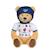 Peluche ours t-shirt 20 nations coupe du monde de rugby, officielle 24 cm assis Beige 1 - vertbaudet enfant 