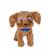 Peluche - peluche barbie dreamhouse chien rookie - 18 cm Bleu 1 - vertbaudet enfant 