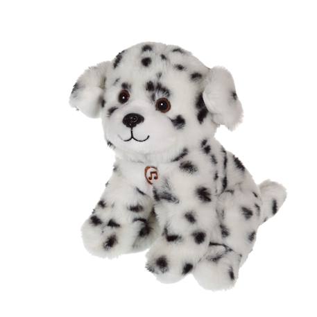 Peluche - peluche chien mimi dogs sonore blanc tâches noires - 18 cm Blanc 2 - vertbaudet enfant 