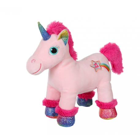 Peluche lica bella sonore, rose et fushia 22 cm Rose 1 - vertbaudet enfant 