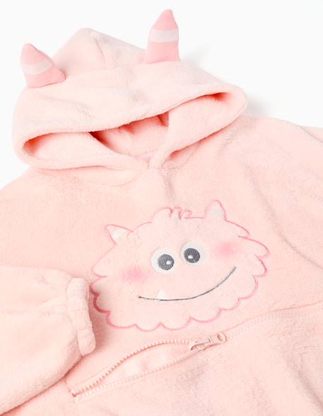 Sweat à capuche convertible en oreiller monstres d'émotions Rose foncé 4 - vertbaudet enfant 
