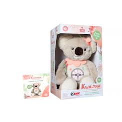 Jouet-Peluche - kwalyna, mon koala conteur d'histoires - peluches à fonctions - 34 cm
