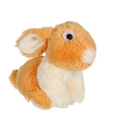 Jouet-Peluche - les pakidoo sonores en peluche 15 cm - lapin beige