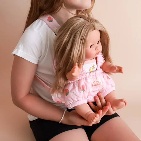 Porte bébé pour poupée fraise Rose, rouge, vert 5 - vertbaudet enfant 