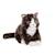 Peluche - peluche chat mimiz gris - 28 cm Gris 1 - vertbaudet enfant 