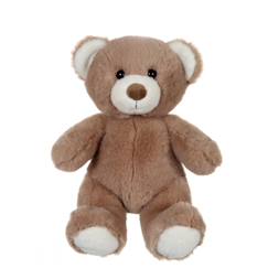 Jouet-Peluche - peluche ours trendy taupe, l'ours à câliner, 24 cm