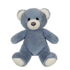Jouet-Peluche - peluche ours trendy bleu jeans, l'ours à câliner, 24 cm