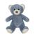 Peluche - peluche ours trendy bleu jeans, l'ours à câliner, 24 cm Bleu 1 - vertbaudet enfant 