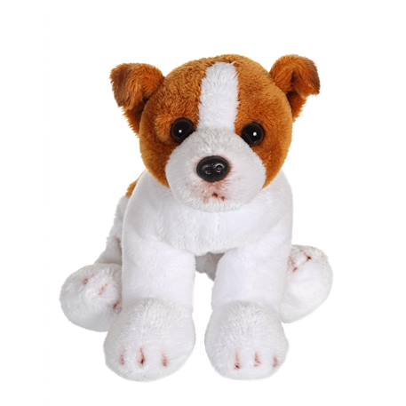 Peluche - peluche floppipup jack russel - 22 cm Marron 1 - vertbaudet enfant 