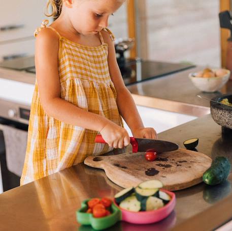 Assiette à compartiments et sa cuillère ramona le radis Multi-coloured 4 - vertbaudet enfant 