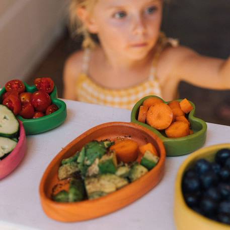 Assiette à compartiments et sa cuillère cathy la carotte Multi-coloured 5 - vertbaudet enfant 