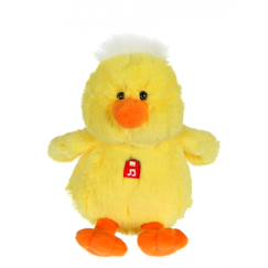 Jouet-Peluche - les pakidoo sonores  en peluche 15 cm - poussin