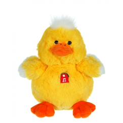 Jouet-Peluche sonore canard - 15 cm