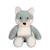 Peluche - peluche renard vert d'eau fall friends - 18 cm Vert 1 - vertbaudet enfant 