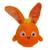 Peluche - sunny bunnies turbo (orange) - 13 cm Orange 1 - vertbaudet enfant 