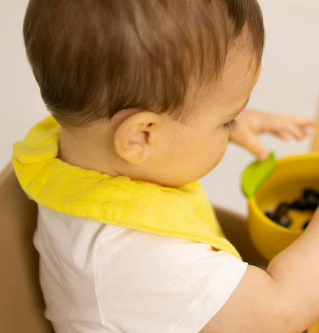 Bavoir lou le citron Jaune 6 - vertbaudet enfant 