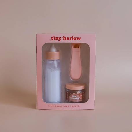 Coffret repas petit pot et biberon magiques pour poupée pain d'épices Blanc, marron, rose 4 - vertbaudet enfant 