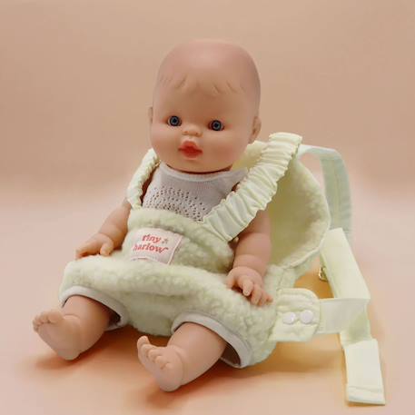 Porte bébé pour poupée sherpa Ecru 1 - vertbaudet enfant 
