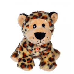 Jouet-Peluche - peluche savanoos sonore - léopard - 15 cm
