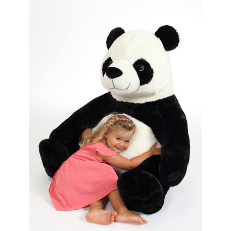 Peluche géante  panda - 1m10 - noir et blanc Noir 1 - vertbaudet enfant 