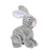 Peluche - peluche lapin flammé douceur gris - 25 cm Gris 1 - vertbaudet enfant 