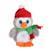 Peluche - Noel pétillous sonore 16 cm - pingouin Gris 1 - vertbaudet enfant 