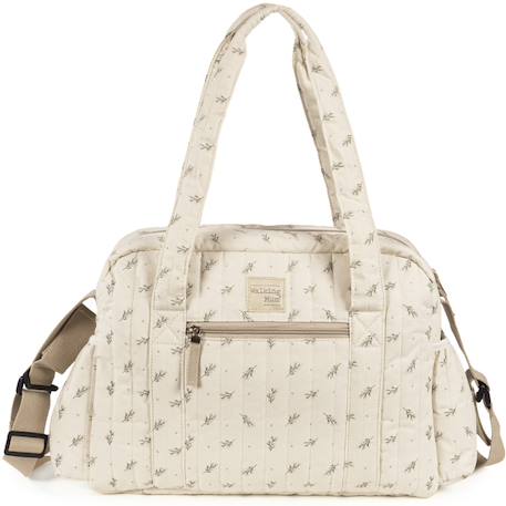 Sac à langer mimosa vert Ecru, vert 1 - vertbaudet enfant 