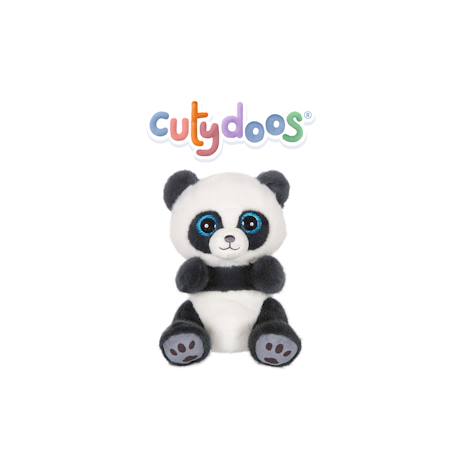 Peluche - peluche panda ping cutydoos gris ardoise – 23 cm Blanc 1 - vertbaudet enfant 