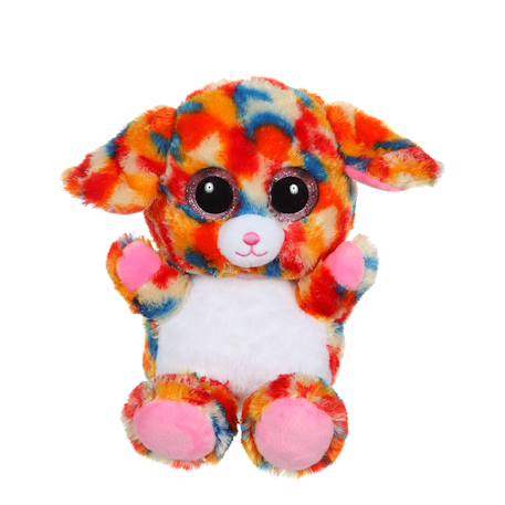 Peluche chien extra doux - Looksy - 23 cm Orange 1 - vertbaudet enfant 