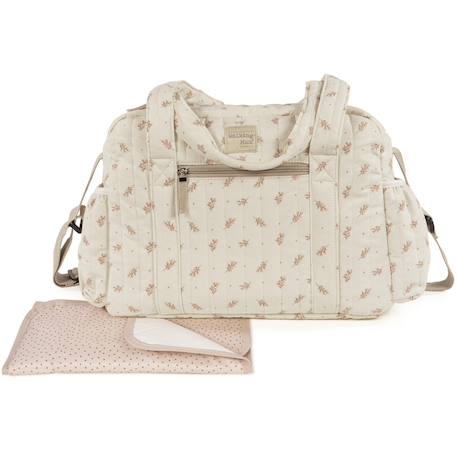 Sac à langer mimosa rose Ecru, rose 4 - vertbaudet enfant 