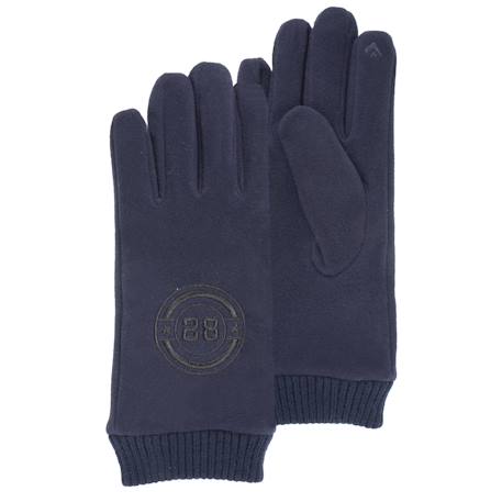 Gants tactiles, tactiles, chauds, doublés imitation fourrure Marine 1 - vertbaudet enfant 