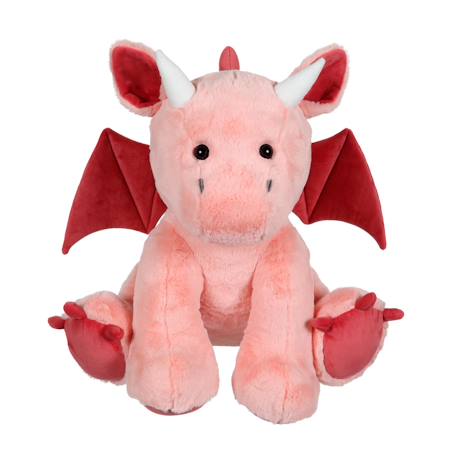 Peluche - peluche dragon trendy color rose poudré - 50 cm Rose 1 - vertbaudet enfant 