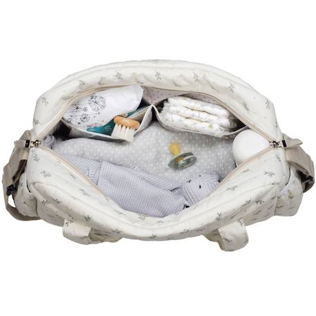 Sac à langer mimosa vert Ecru, vert 5 - vertbaudet enfant 