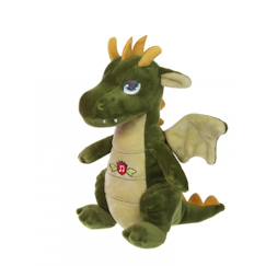 Jouet-Peluche musicale dragon - 17 cm