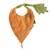 Bavoir cathy la carotte Orange 2 - vertbaudet enfant 